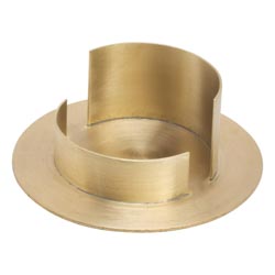 Candelero de retencin en latn mate Dimetro...