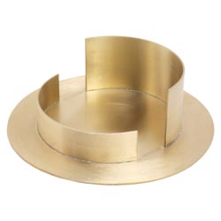 Candelero de retencin en latn mate Dimetro...