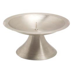 Candelero en metal mate Dimetro 11 cm Base c...