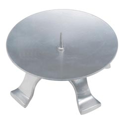 Candelero de 4 pies en metal mate Dimetro 11...