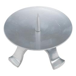 Candelero de 4 pies en metal mate Dimetro 11...