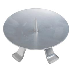 Candelero de 4 pies en metal mate Dimetro 13...