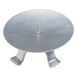 Candelero de 4 pies en metal mate Dimetro 13...