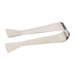 Pinza plateada para incienso