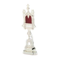 Relicario neogtico de mesa con templete cala...