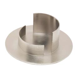 Candelero de retencin en metal mate Dimetro...