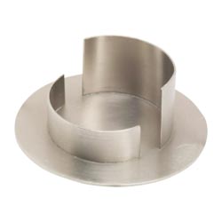 Candelero de retencin en metal mate Dimetro...