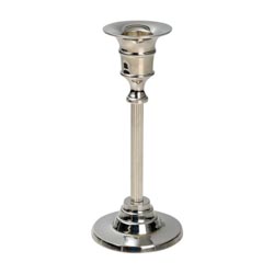 Candelero de altar en metal plateado Altura 1...