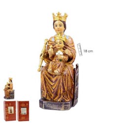 Imagen de la Virgen de la merced de 18 cm