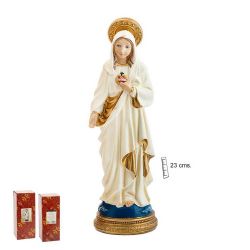 Imagen del Inmaculado Corazn de Mara de 23 cm