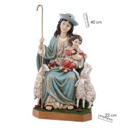 Imagen de la Divina Pastora de 30 cm de altur...