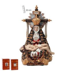 Imagen de la Virgen de las Angustias de 22 cm