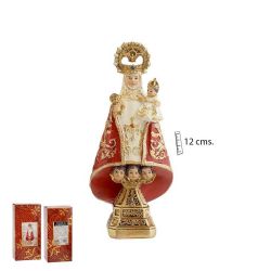Imagen de la Virgen de Covadonga de 12 cm de al...
