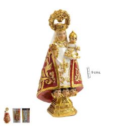 Imagen de la Virgen de Covadonga de 9 cm de a...