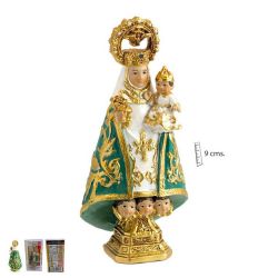 Imagen de la Virgen de Covadonga de 9 cm de a...