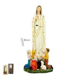 Imagen de la Virgen de Ftima con los tres pa...