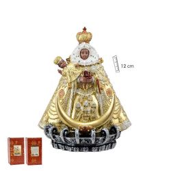 Imagen de la Virgen de las nieves de 12 cm de...