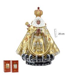 Imagen de la Virgen de las nieves de 20 cm de...