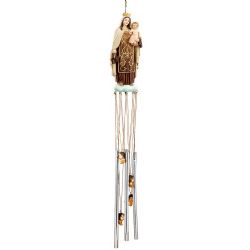 Virgen del Carmen campanilla viento