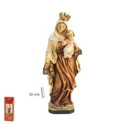 Imagen de la Virgen del Carmen de 20 cm de altura