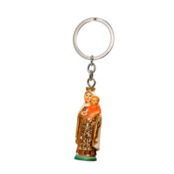 Virgen del Carmen llavero