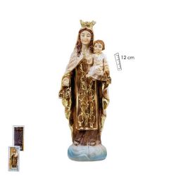 Imagen de la Virgen del Carmen de 12 cm de altura