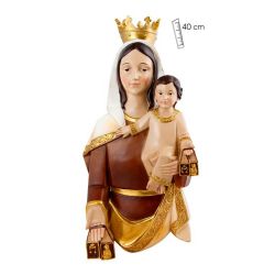 Relieve de la Virgen del Carmen de 40 cm de a...