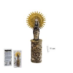 Imagen de la Virgen del Pilar de 10 cm de alt...