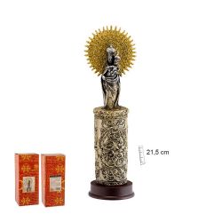 Imagen de la Virgen del Pilar de 20 cm de alt...
