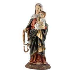 Imagen de la Virgen del Rosario de 65 cm de a...