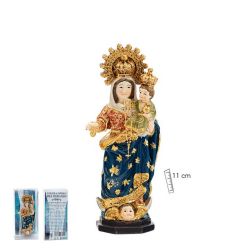 Imagen de la Virgen del Rosario de 11 cm de a...