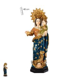Imagen de la Virgen del Rosario de 40 cm de a...