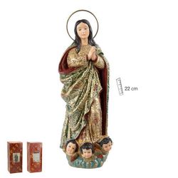 Imagen de la Virgen Inmaculada de 22 cm de al...