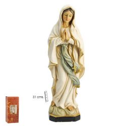 Imagen de la Virgen de Lourdes de 31 cm