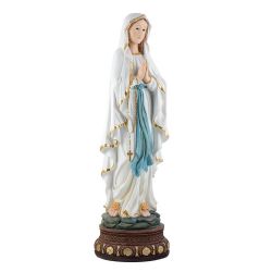 Imagen de la Virgen de Lourdes de 60 cm de al...