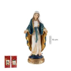 Imagen de la Virgen Milagrosa de 15 cm de altura