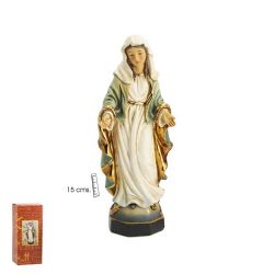Imagen de la Virgen Milagrosa de 15 cm de alt...