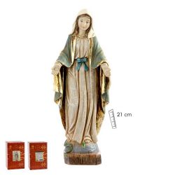 Imagen de la Virgen Milagrosa de 21 cm de altura