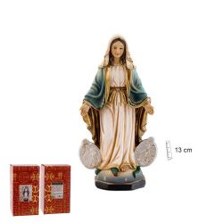 Imagen de la Virgen Milagrosa mide 13 cm de a...