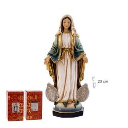 Imagen de la Virgen Milagrosa mide 20 cm de a...