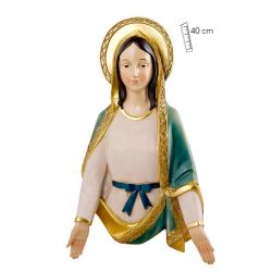 Elegante busto de la Virgen Milagrosa de 40 c...