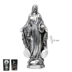 Imagen de la Virgen Milagrosa acabada en tono...