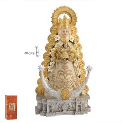 Imagen de la Virgen del Roco de 40 cm de altura