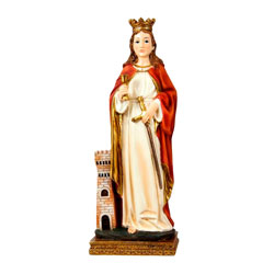 Imagen de Santa Brbara en resina de poliste...