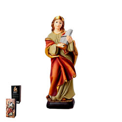 Imagen de Santa Cecilia en resina de poliste...