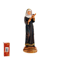 Imagen de Santa Rita de Casia en resina de poli...