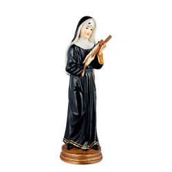 Imagen de Santa Rita de Casia en resina de po...