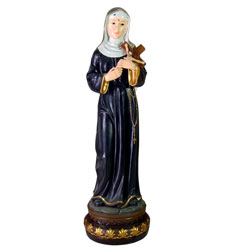 Imagen de Santa Rita de Casia en resina de poli...