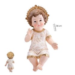 Nio jesus vestido corona 36 cm