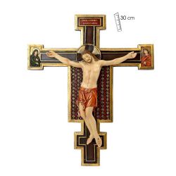 Crucifijo con granate 30 cm